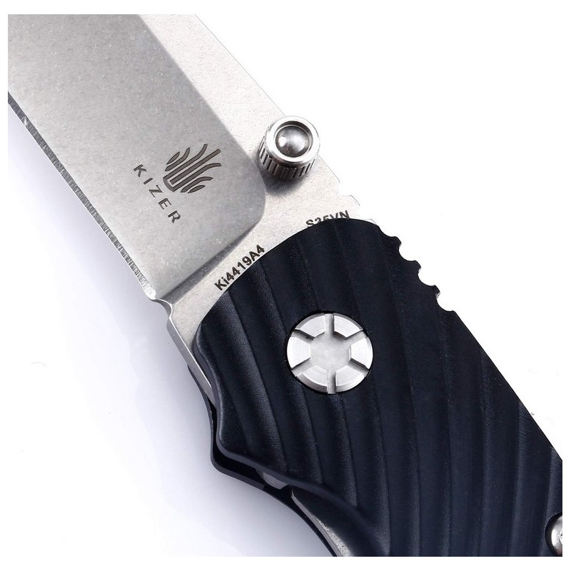 Kizer Silver Black, Taktische Messer. Designer Kizer. (Kizer Messer).