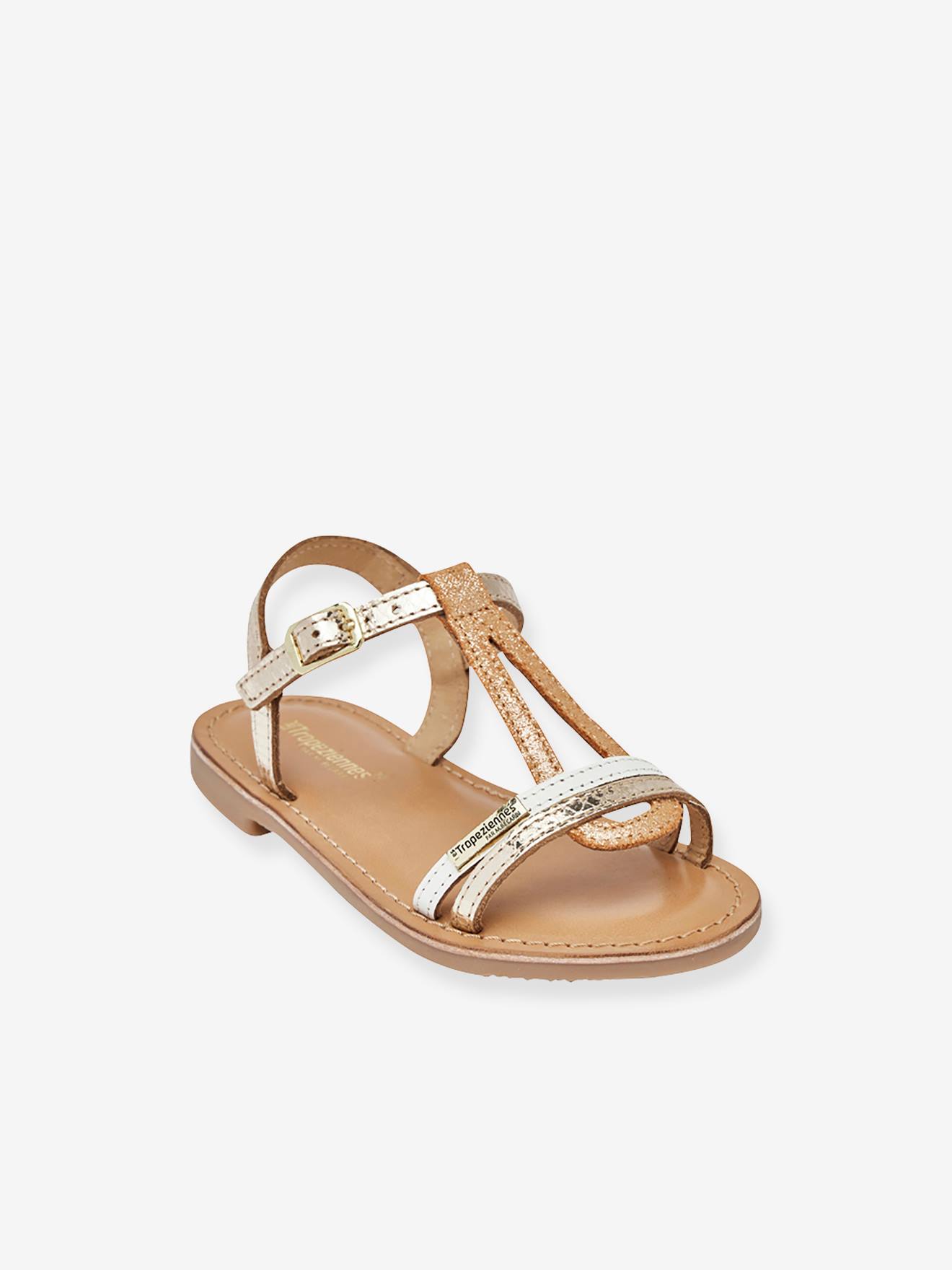 Les Tropeziennes Mädchen Sandalen Bada LES TROPEZIENNES PAR M. BELARBI mit Recycling-Elastomer - bronze