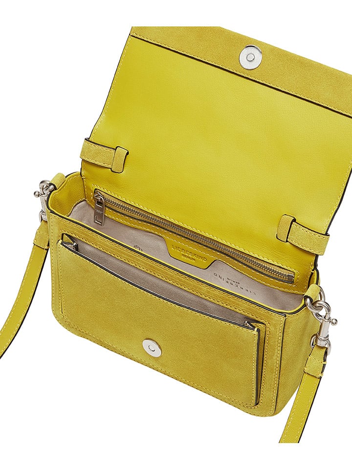 LIEBESKIND BERLIN Leder-Umhängetasche in Gelb - (B)22 x (H)14 x (T)7,5 cm günstig kaufen onesize