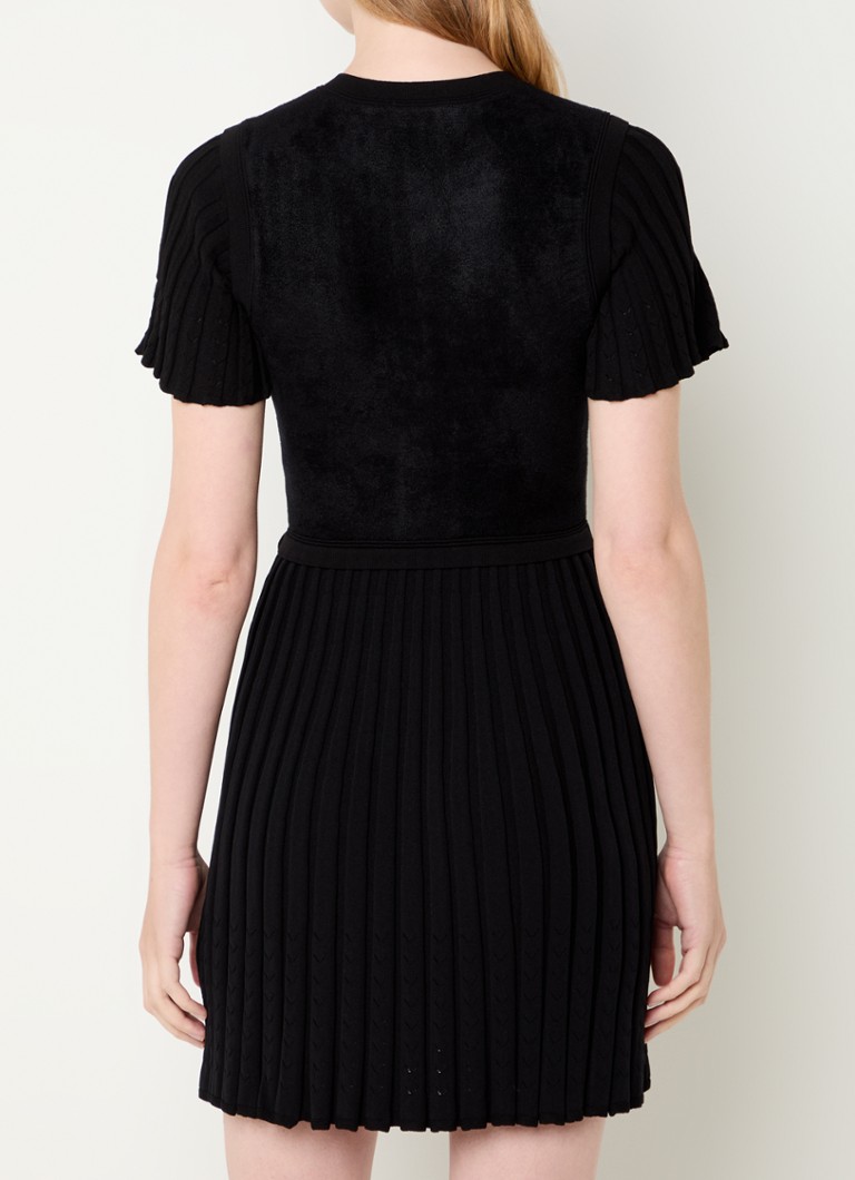 Sandro Mini bluza-haljina s naborima
