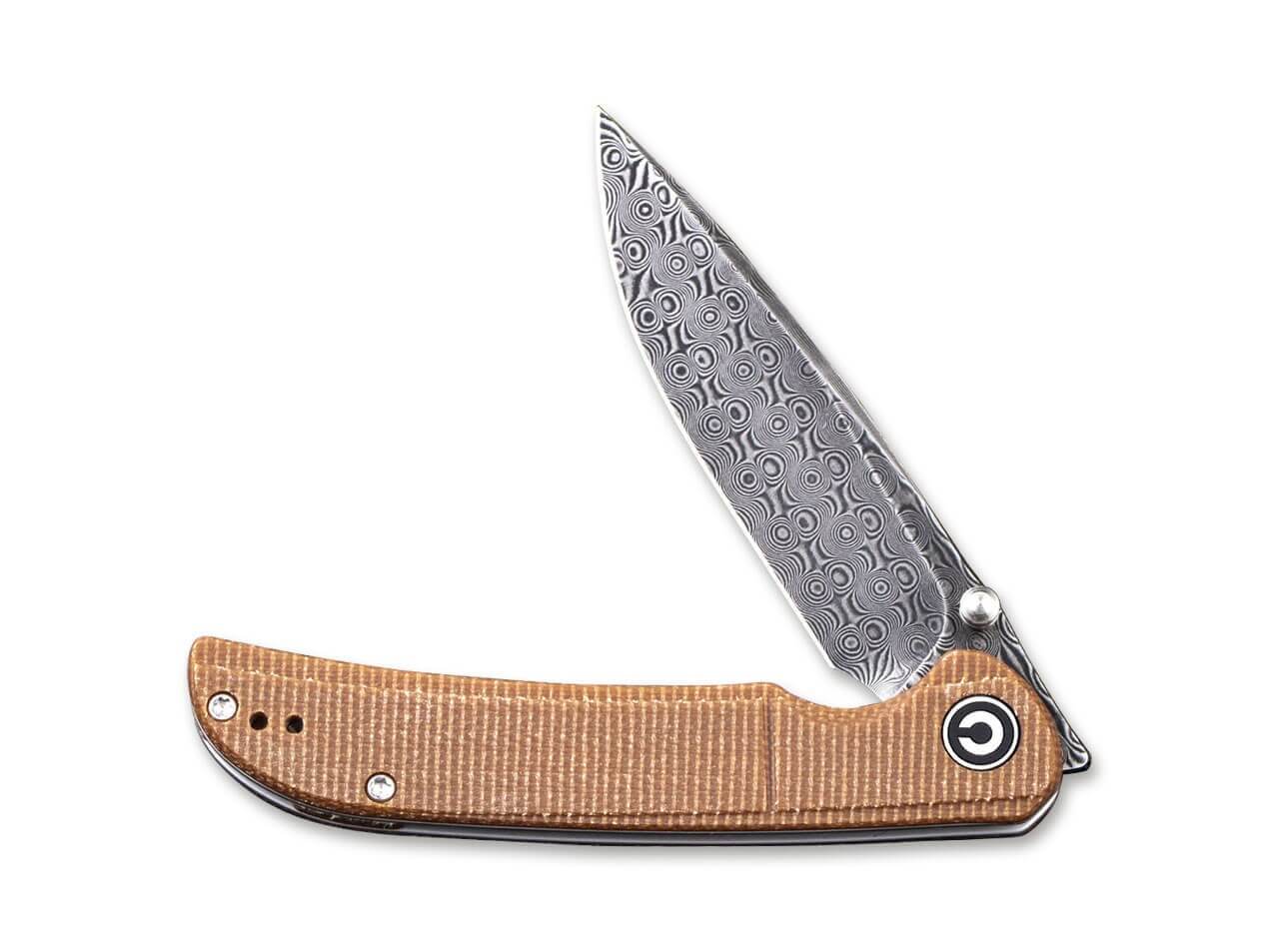 Imperium Damascus Micarta Brown