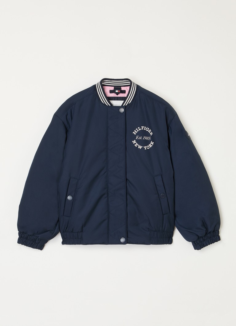 Tommy Hilfiger Quilted bomber jacket with logo print