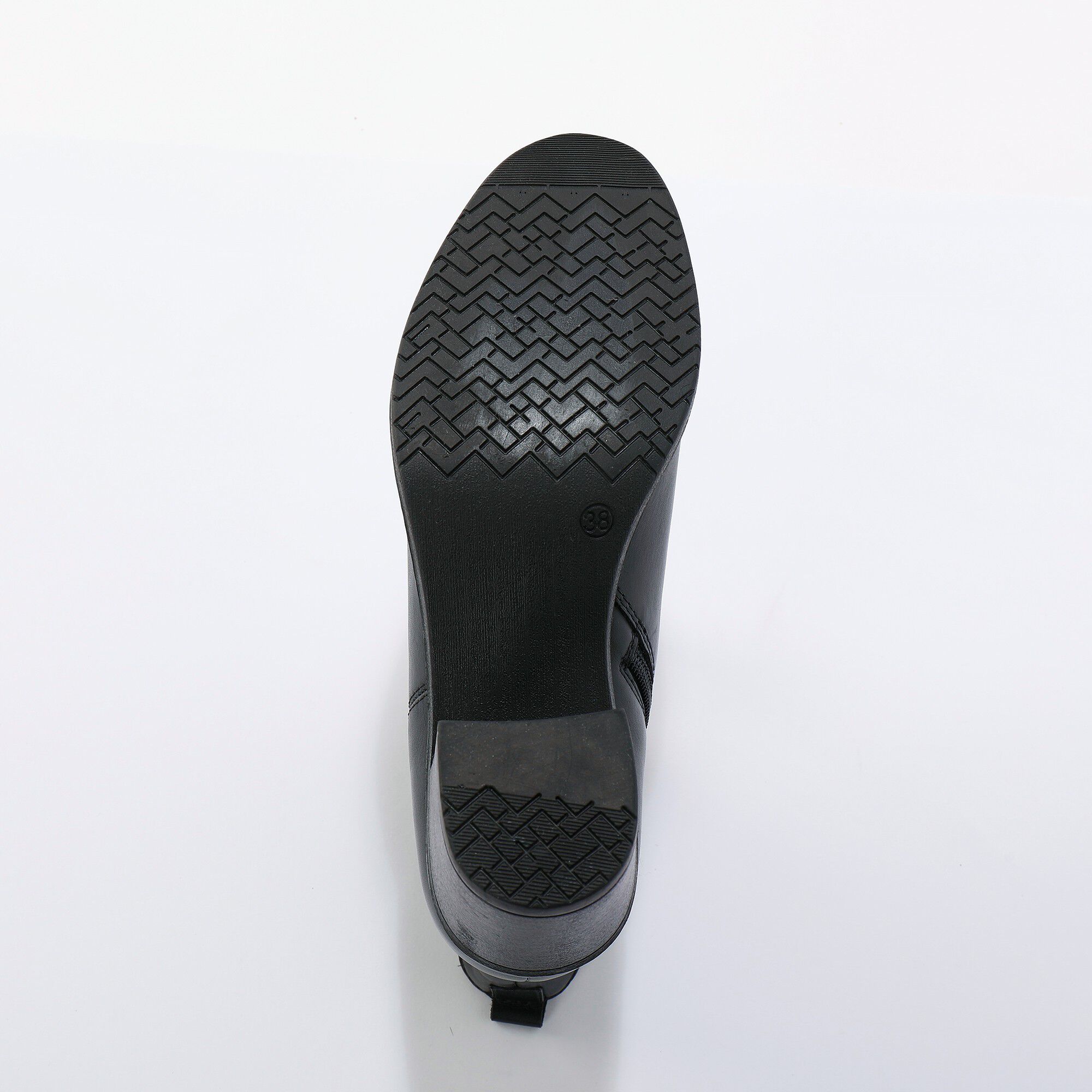 Boots chelsea à talons, cuir