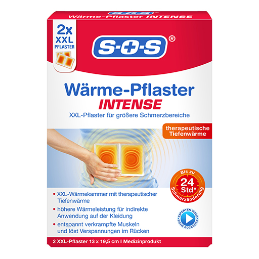 SOS WÄRME-Pflaster Intense  2 St  Pflaster
