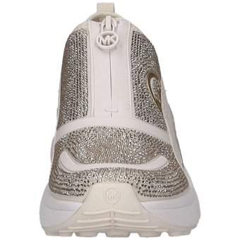 Michael Kors Sami Zip Trainer Sneaker in beige