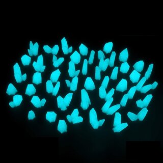 Resinkristalle - Aqua Turquoise Glow (Mittel)