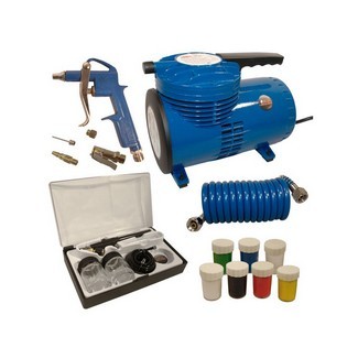 MAUK AirBrush Kompressor Set ölfrei