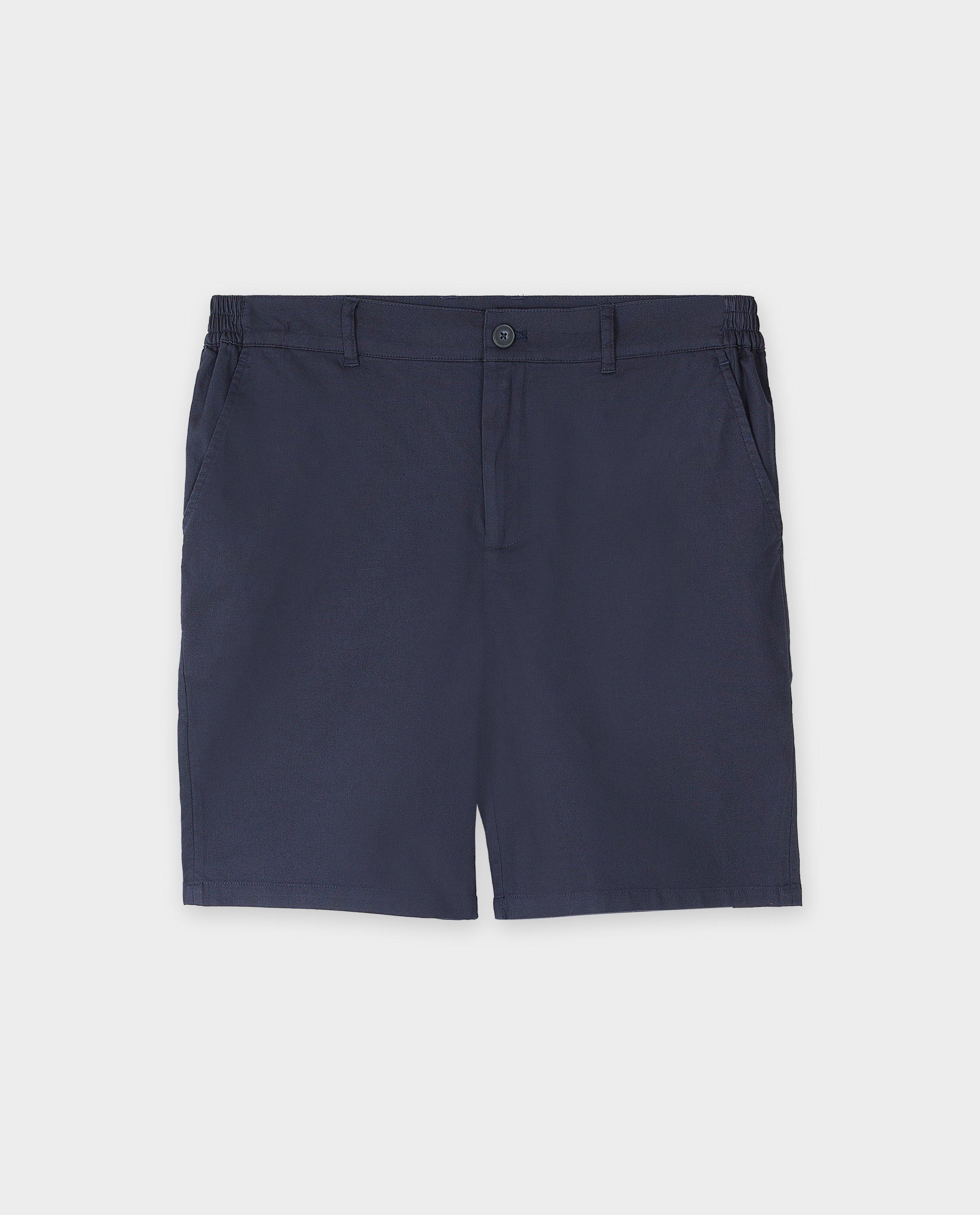 Pantaloni scurți I AM din bumbac organic, S-XXXL albastru închis