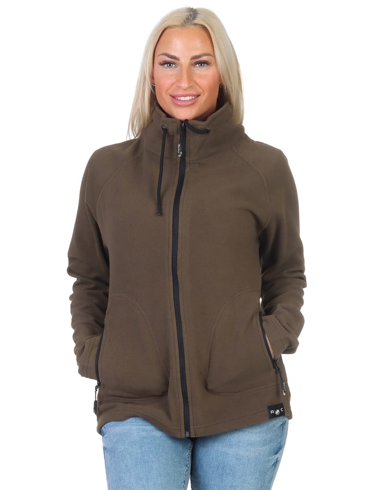 Rock Creek Fleecejacke in Dunkelgrün günstig kaufen