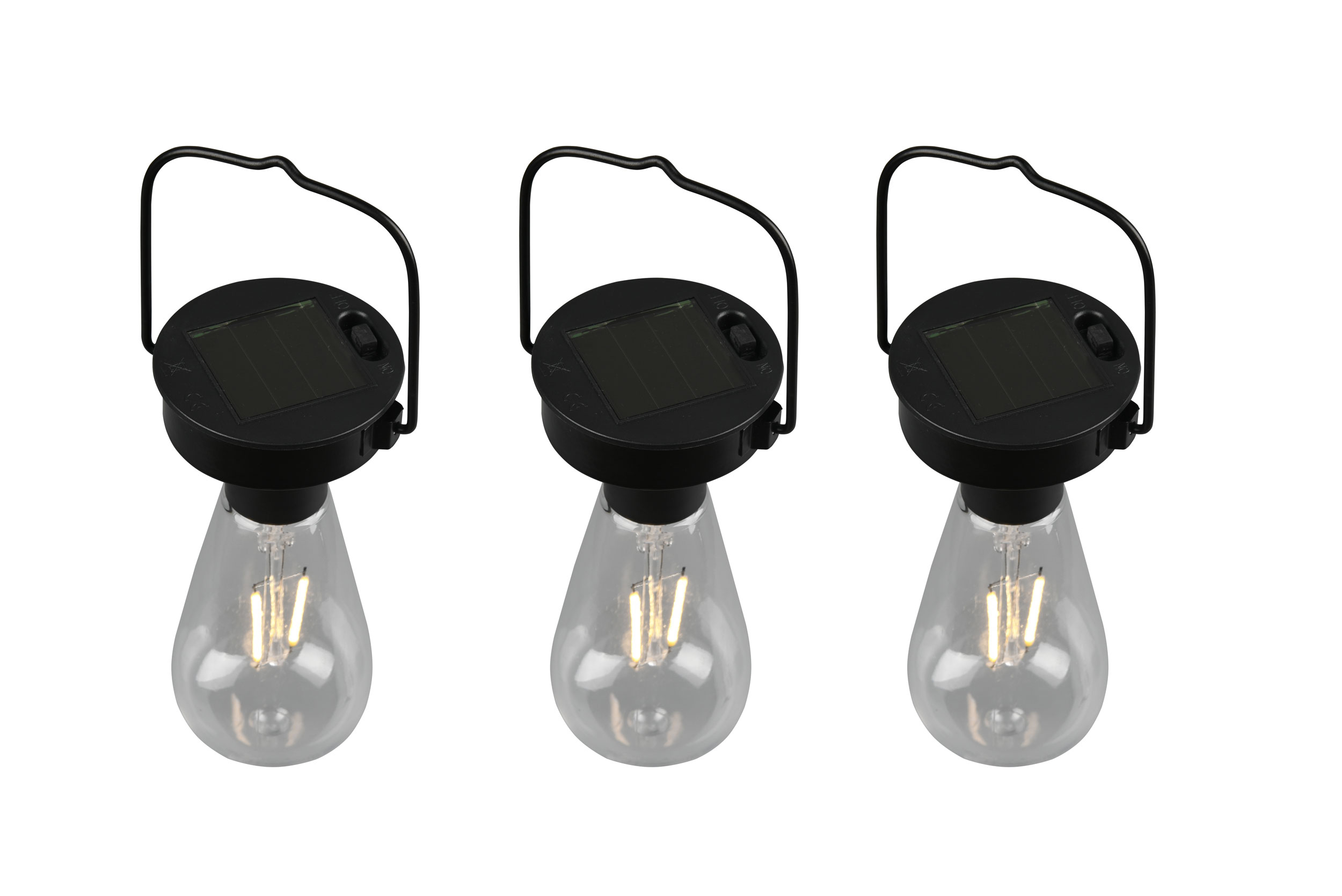 Reality LeuchtenLED-Solar-Pendelleuchte 3flg