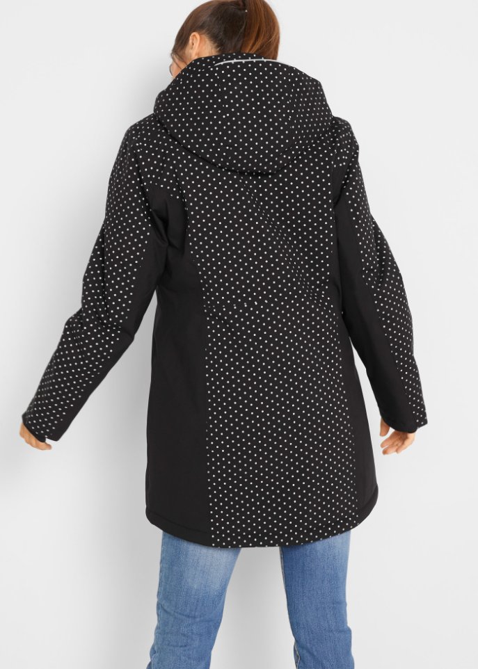 Funktions-Longjacke mit reflektierenden Details