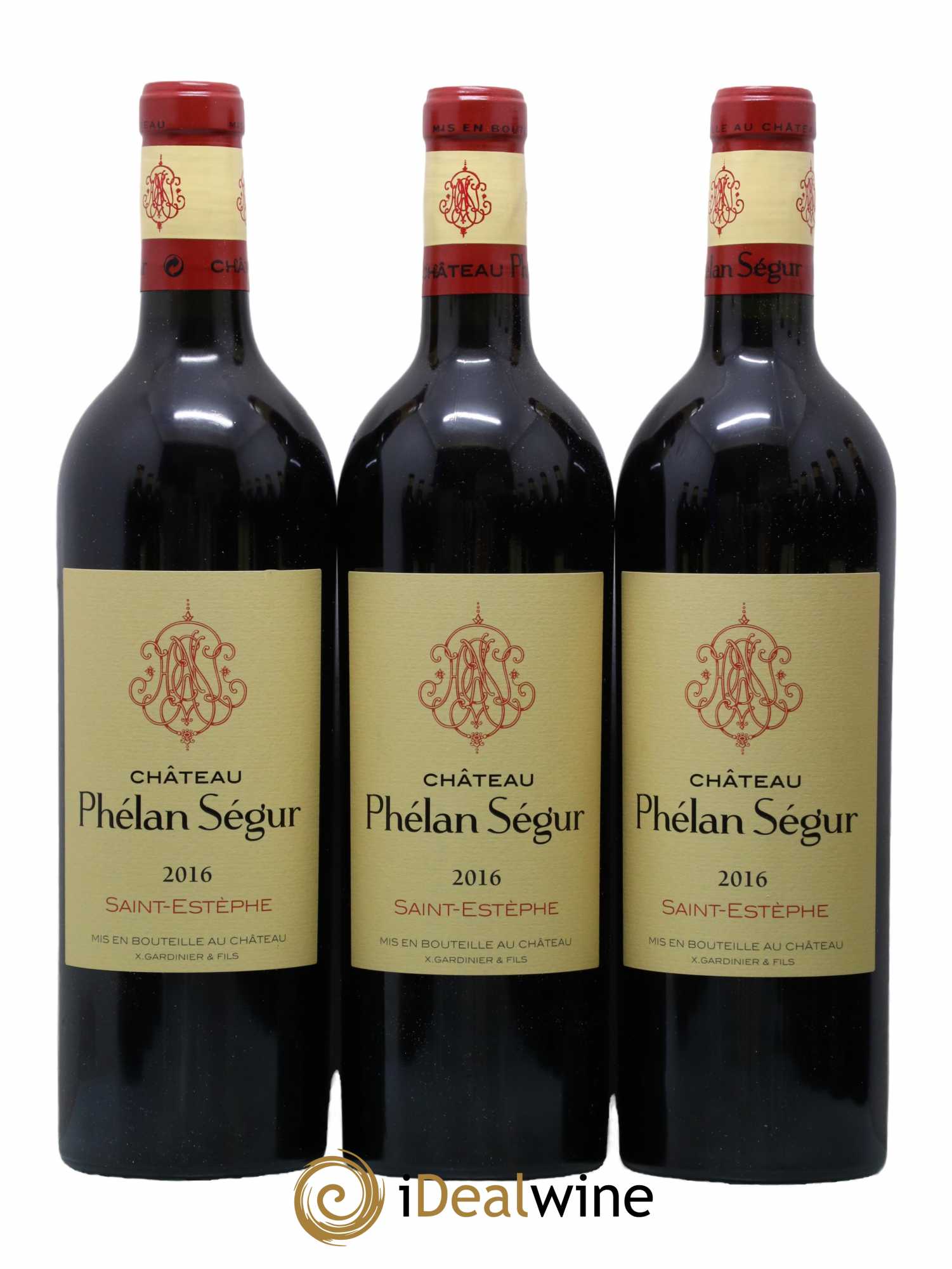 Château Phélan Ségur  2016 - Lot de 12 Bouteilles