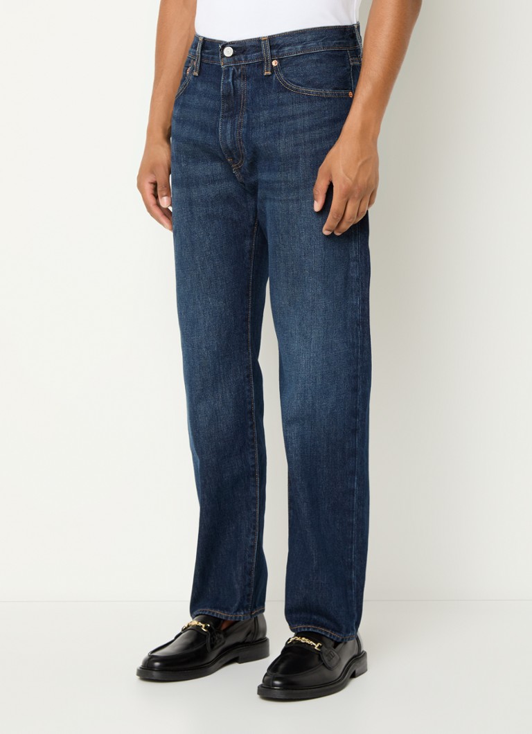 Jeansy Levi's 555 z prostą nogawką, ciemne wyblaknięcie