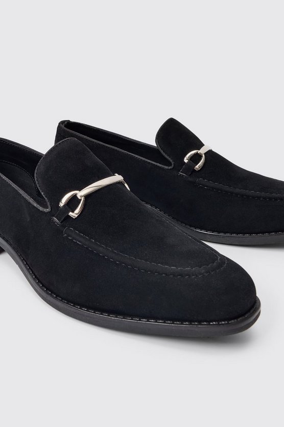 Loafer aus Wildlederimitat