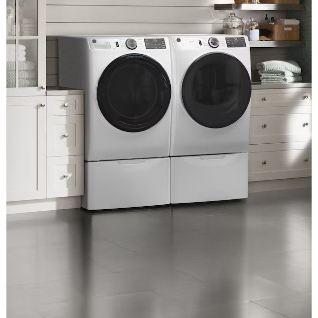 GE 7.8-cu ft Stackable Smart Electric Dryer (White) ENERGY STAR