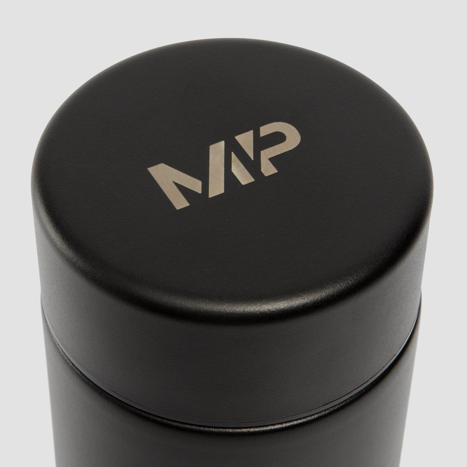 Bouteille d’eau en acier inoxydable de grande taille MP – Noir – 750 ml