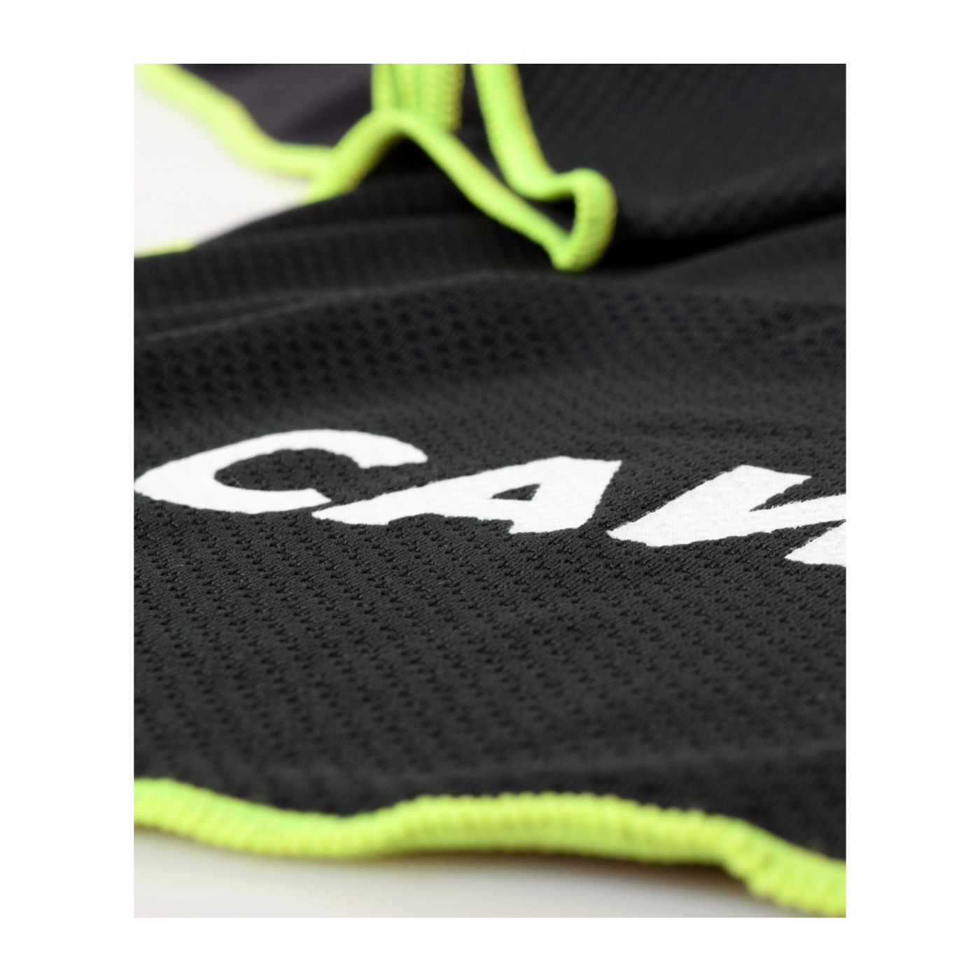 Cawila Academy Ice kühlendes Handtuch Schwarz Gelb