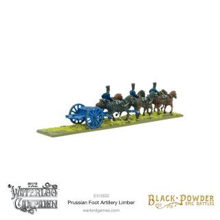 Black Powder Epic Battles: Waterloo - Prussian Foot Artillery Limber