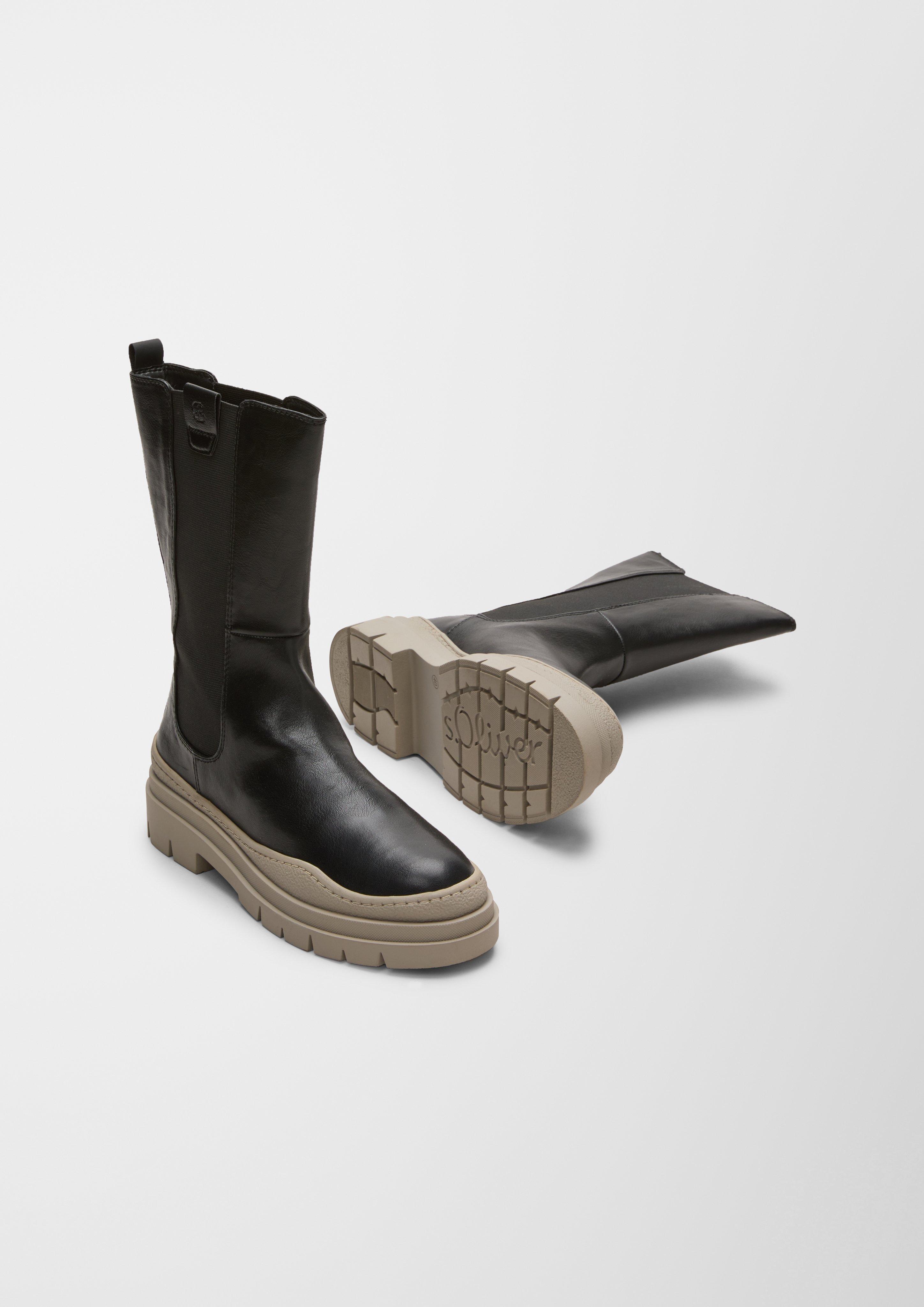 Stiefel in Leder-Optik  6006612-021