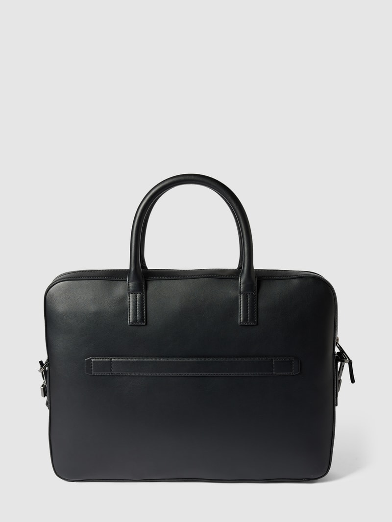 Laptoptasche mit Label-Detail in schwarz