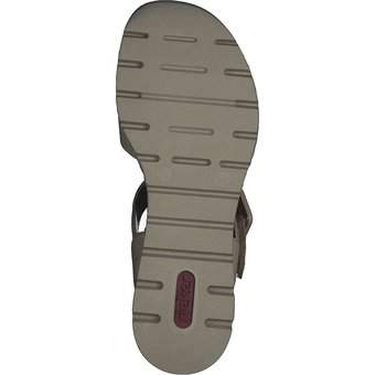 Rieker Keilsandale in beige