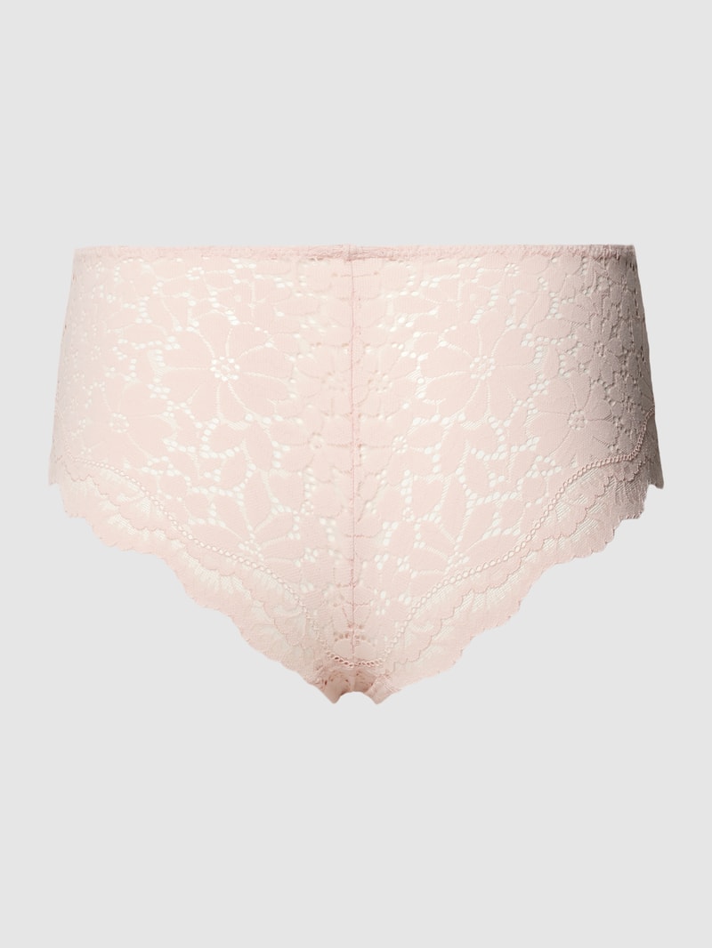 Pants mit Spitzenbesatz Modell 'Wonderfulace' in hellrosa