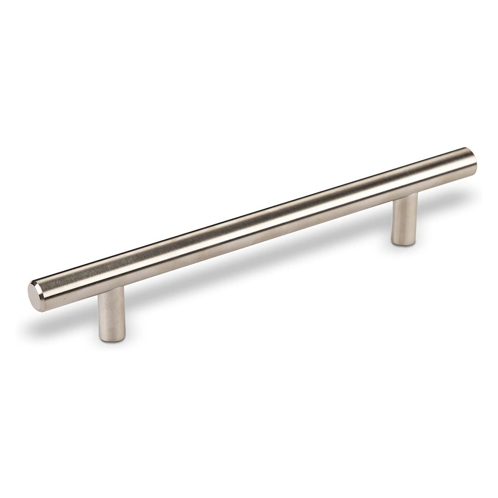 SO-TECH® Möbelgriff Stangengriff G6 echt Edelstahl Ø 12 mm BA 64 - 672 mm, Griff Schrankgriff Schubladengriff - incl. Schrauben