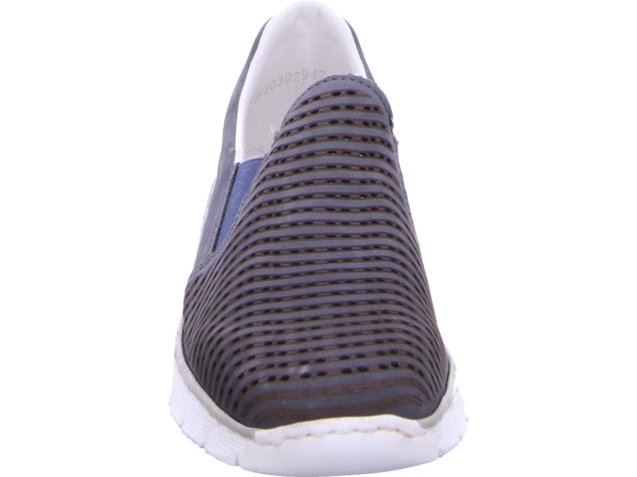 RIEKER Sportliche Slipper blau