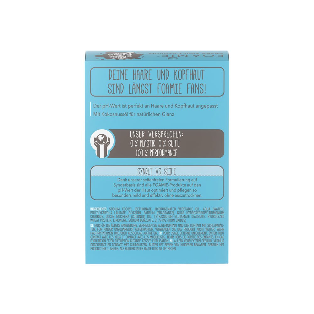 FOAMIE Festes Shampoo Shake Your Coconuts - Glanzshampoo für normales Haar