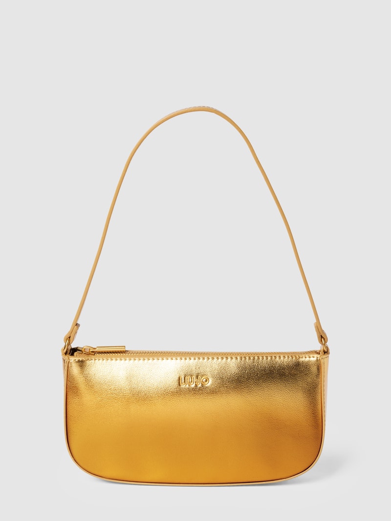 Saddle Bag mit Label-Detail in gold