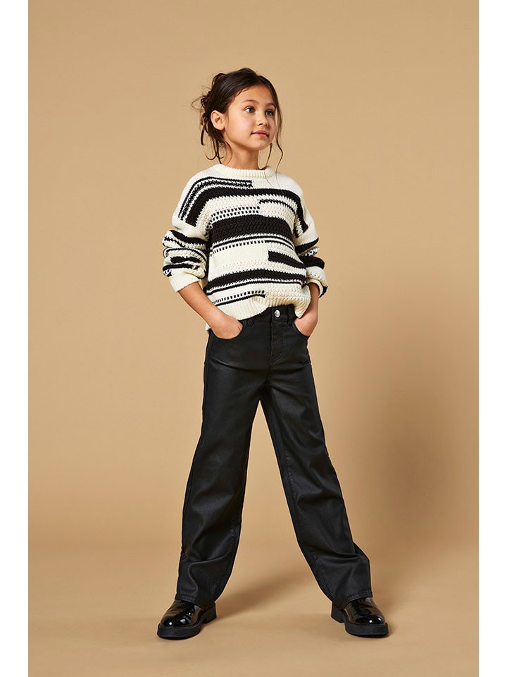 KIDS ONLY Kunstlederhose in Schwarz günstig kaufen