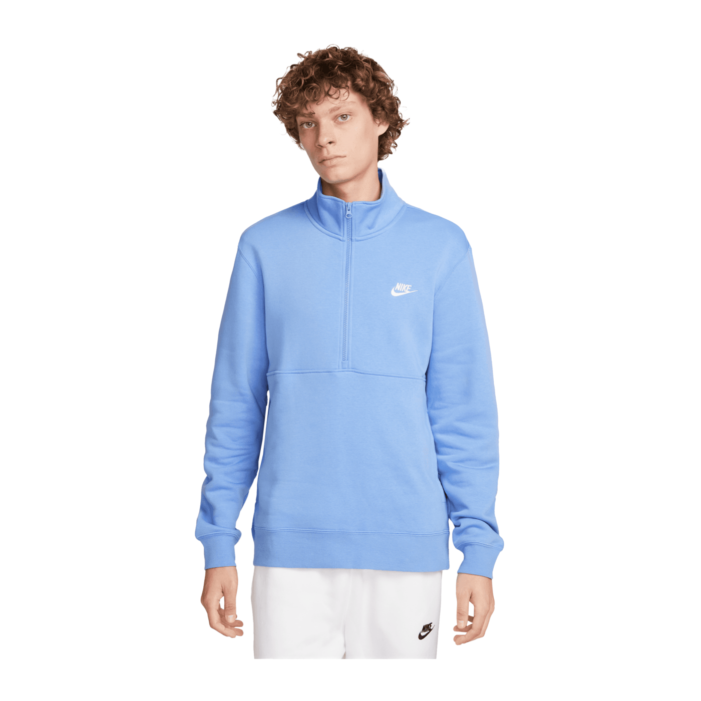 Nike Club HalfZip Sweatshirt Blau F450