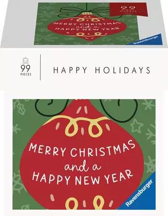 Puzzle 99 Teile - Merry Christmas and a Happy New Year