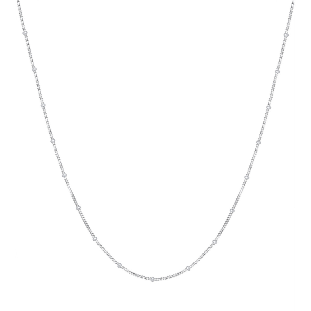 Elli Elli by Julie & Grace Collier Combiné Base Classique Collier Femme Argent 60 cm,  collier