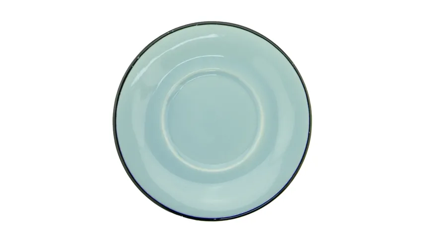 H&H Espresso Untertasse Hellblau