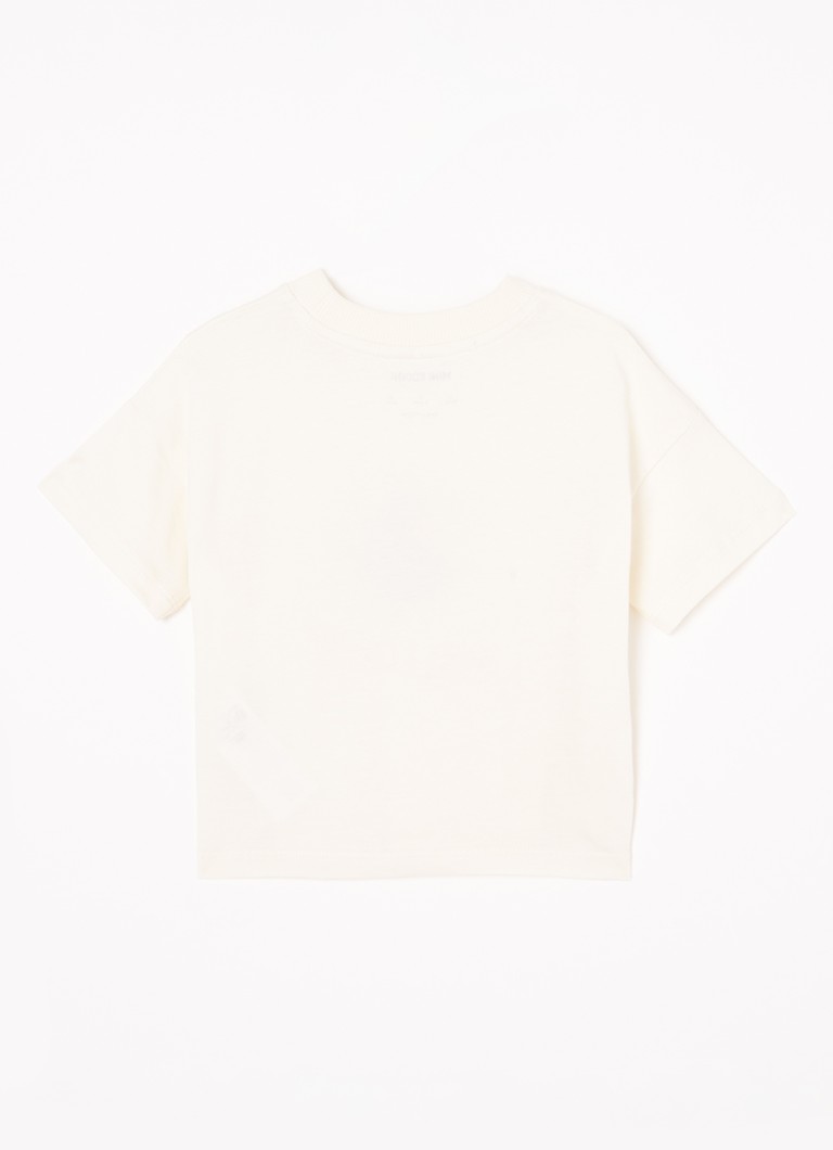 Tricou mini Rodini din bumbac organic cu imprimeu papagal