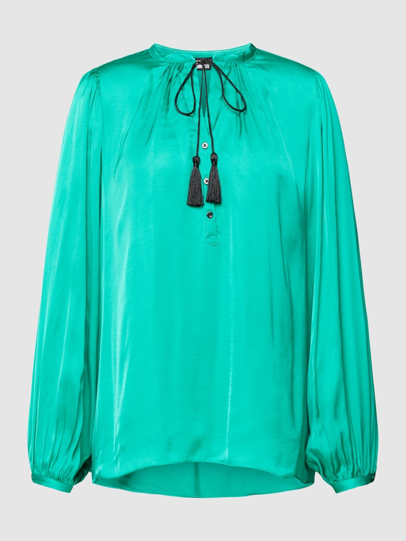 Blusenshirt aus Viskose in grün