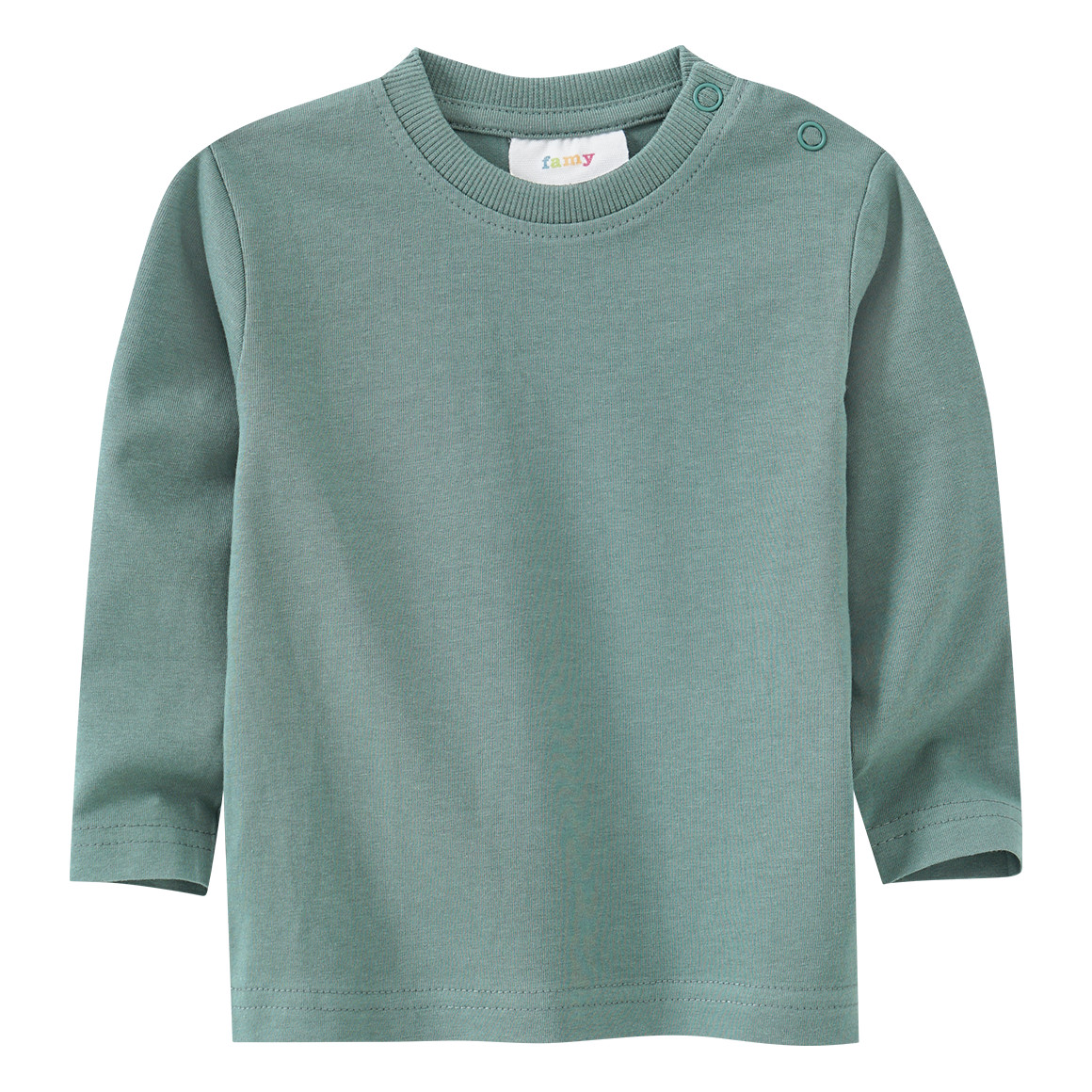 2 Baby Langarmshirts im Basic-Look