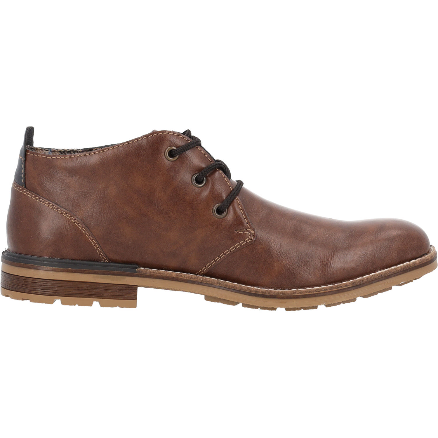 Rieker B1340, Schnürschuhe, Herren, Nuss/River