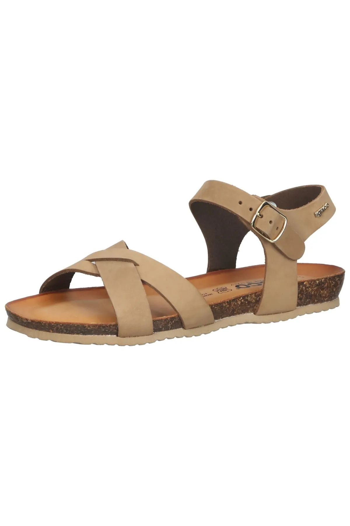 IGI&CO  Sandalette - Braun - Flacher Absatz