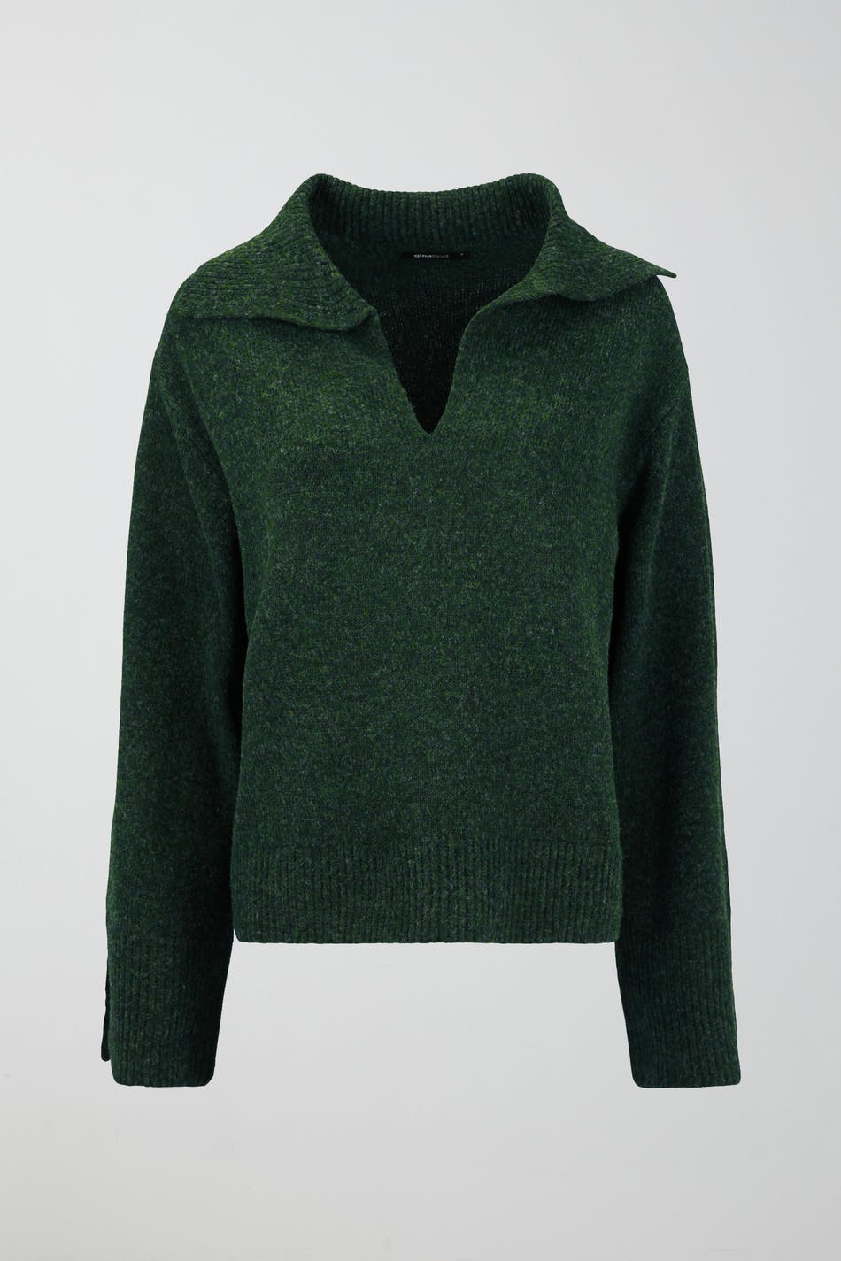 V-neck knitted sweater