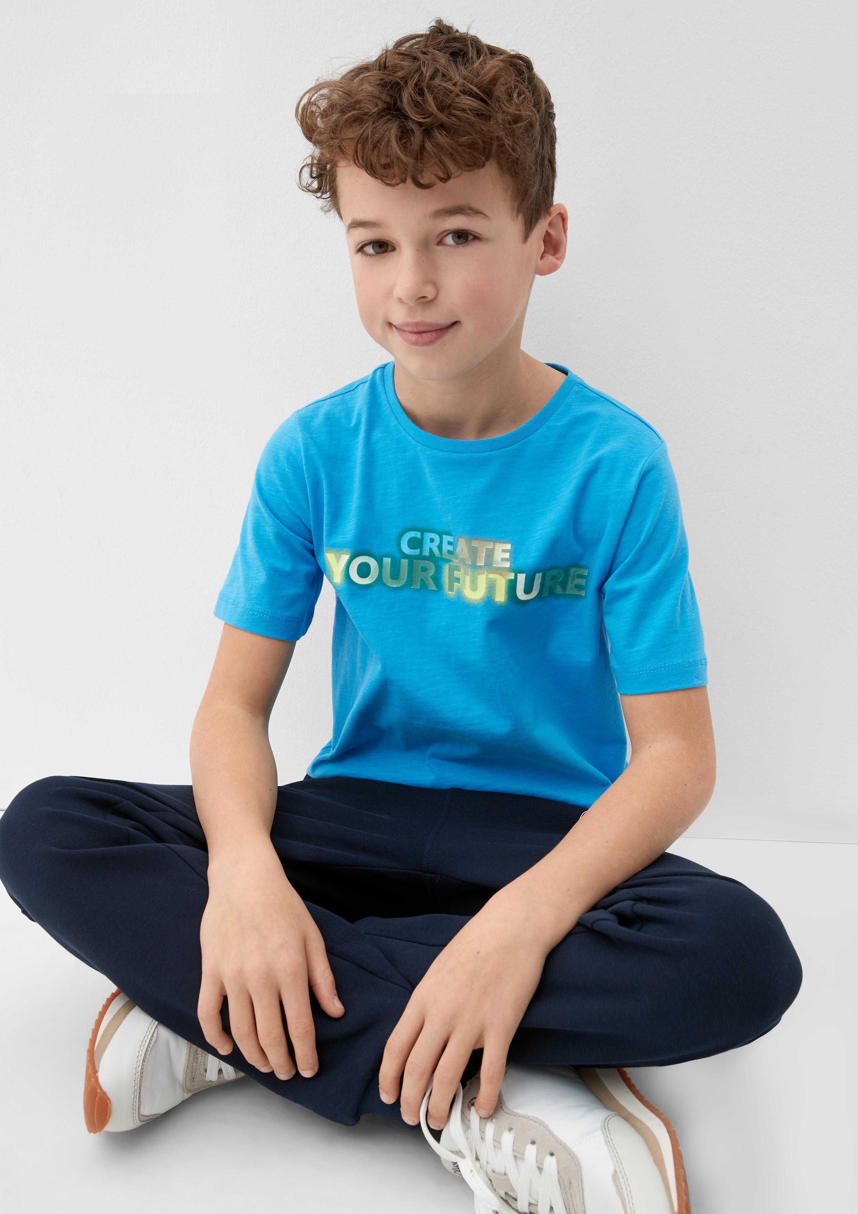 T-Shirt mit Statement-Print  2128283-6431