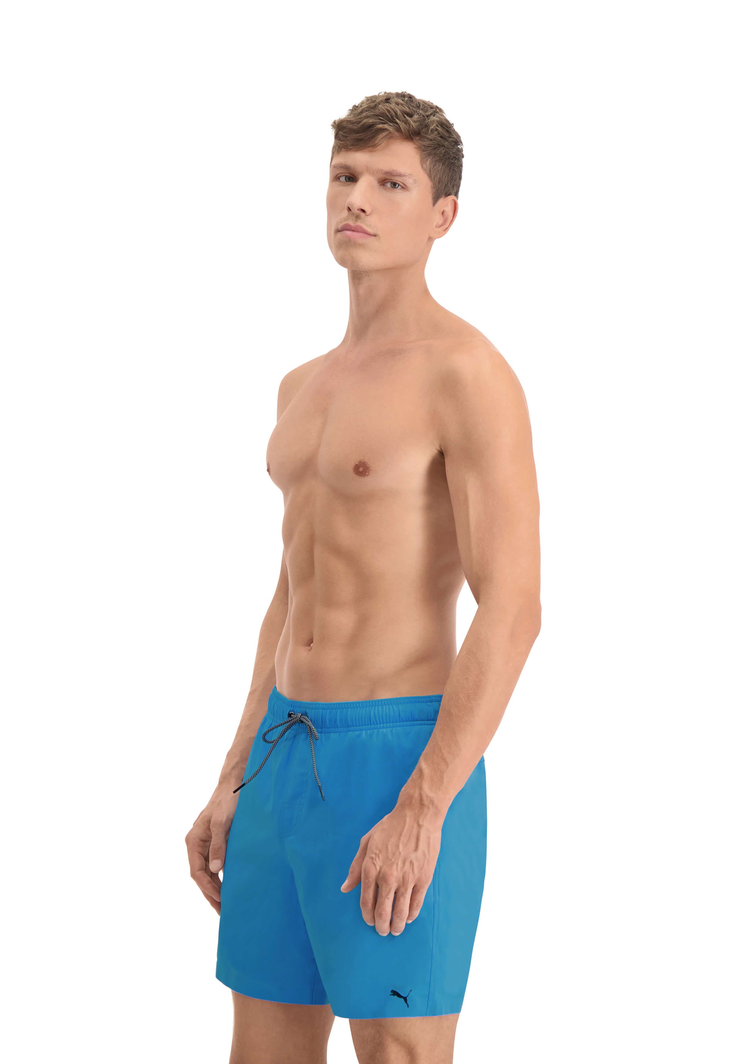 PUMA mittellange Energy Blue Badehose