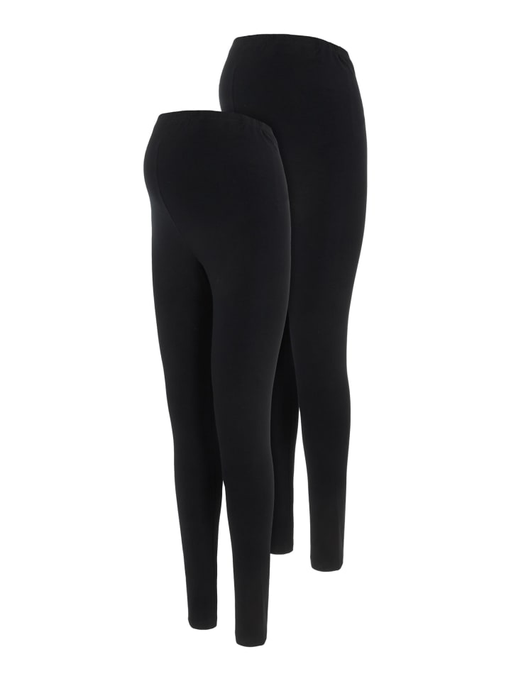 mama licious Umstands Leggings im 2-er Pack MLEMMA in Schwarz-3 günstig kaufen