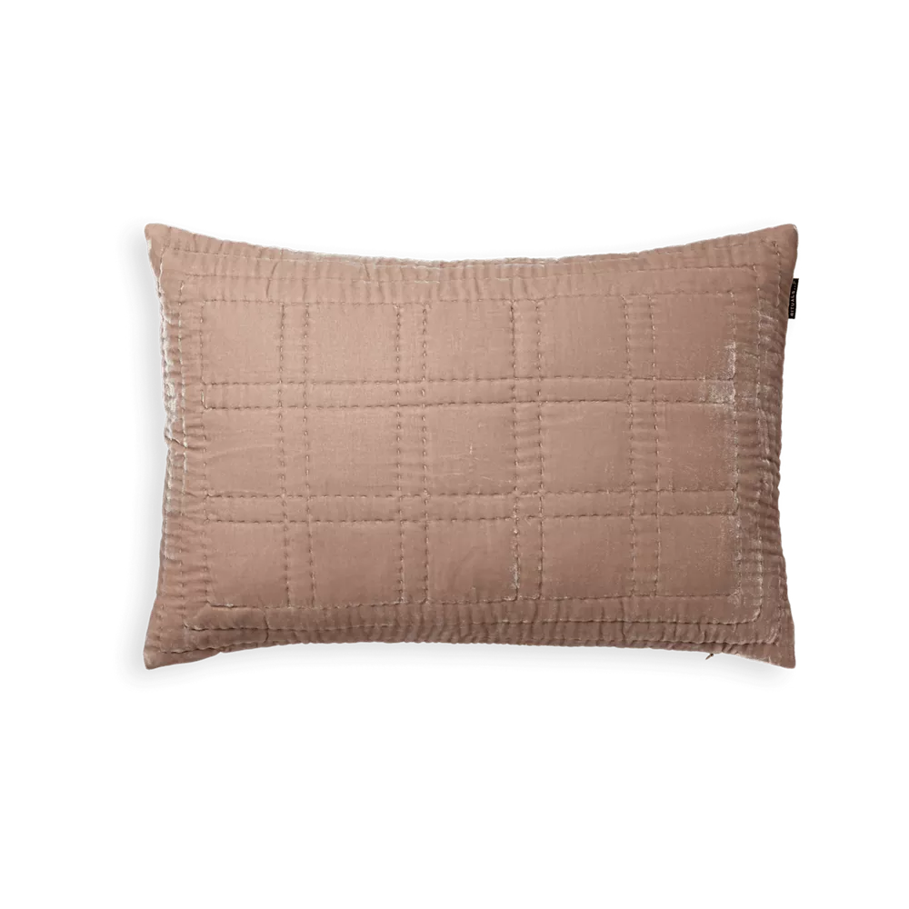 Housse de coussin House of Rituals Collection Saigon, en velours de soie viscose, 60 x 40 cm