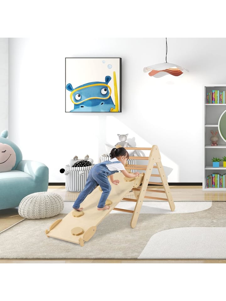 COSTWAY Kletterdreieck ab 1 Jahren in Beige günstig kaufen onesize
