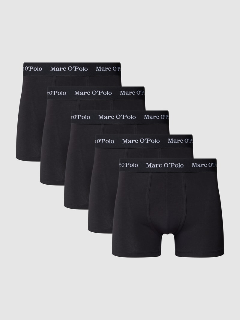 Trunks mit elastischem Logo-Bund im 3er-Pack in schwarz