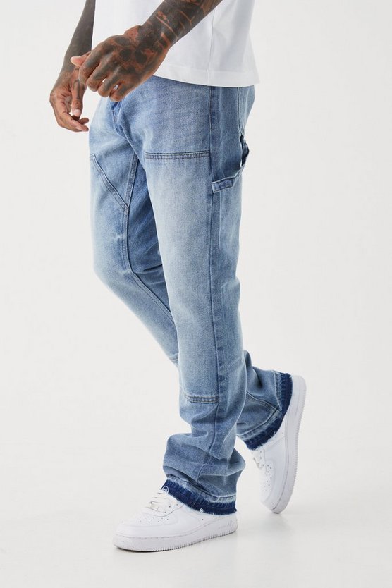Slim-Fit Schlagjeans