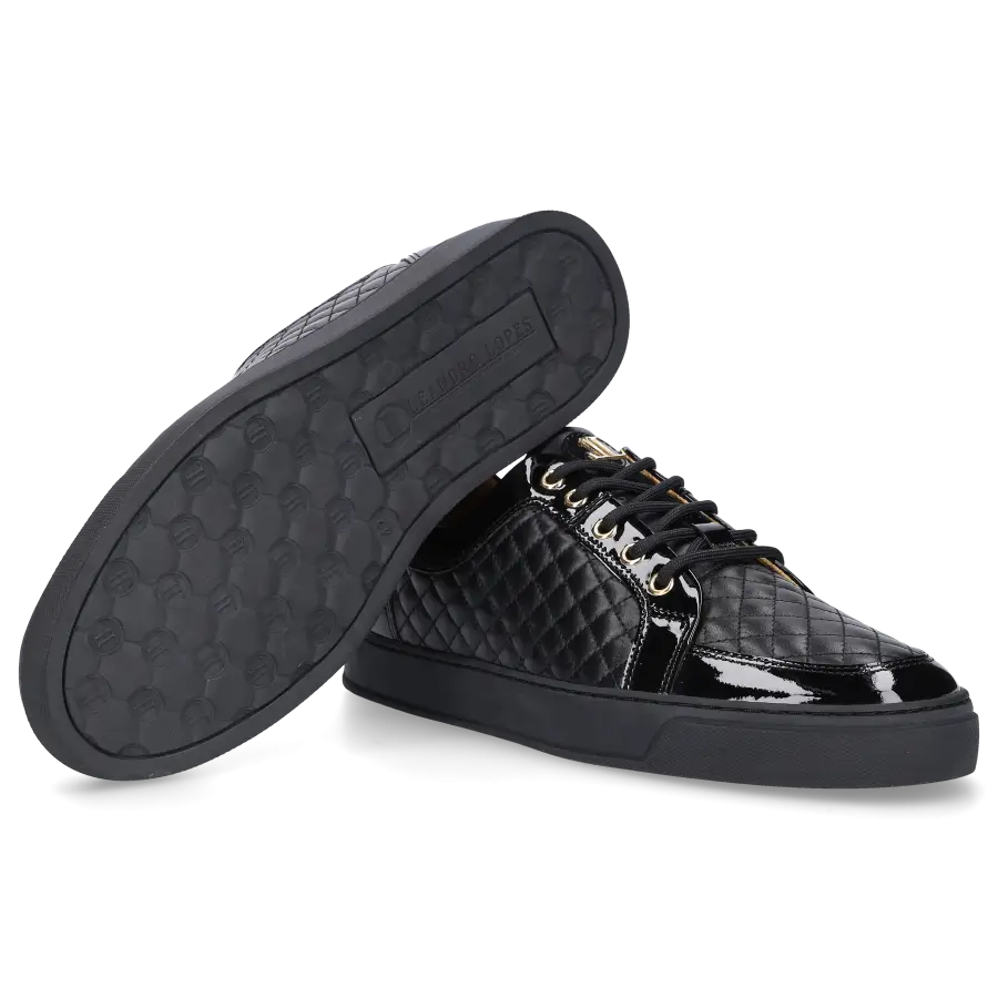 Leandro Lopes - Sneaker low EZIO Kalbsleder - schwarz