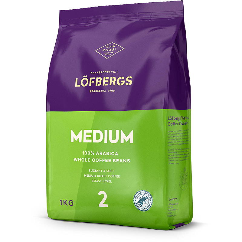 Löfbergs Kaffebønner 1 kg Medium roast Löfbergs